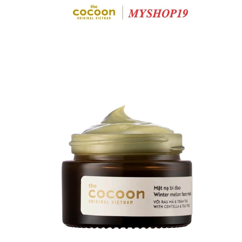 Mặt nạ bí đao the cocoon 30ml da dầu và mụn ẩn