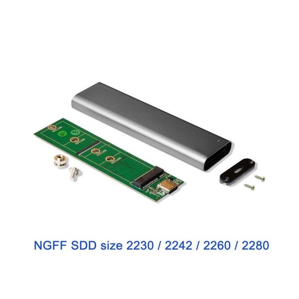 Hộp Đựng Ổ Cứng Ssd M.2 Ngff Sata Usb 3.1 M2 Chất Lượng Cao | BigBuy360 - bigbuy360.vn