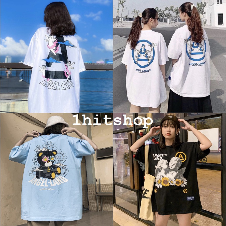 Áo Thun ANGEL LAND. Thiên Thần Ulzzang Unisex 1hitshop