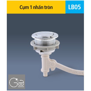 NÚT NHẤN XẢ NƯỚC BỒN CẦU LB05 - PKNHAH0026 (THƯƠNG HIỆU HÙNG ANH)