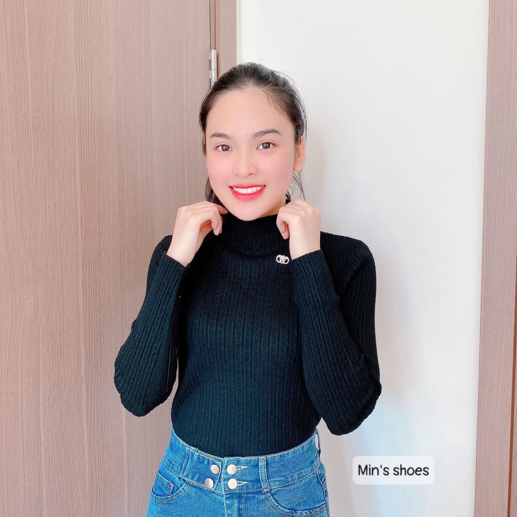 Min's Shoes - Áo Len Cao Cấp Vân Nổi Áo 457