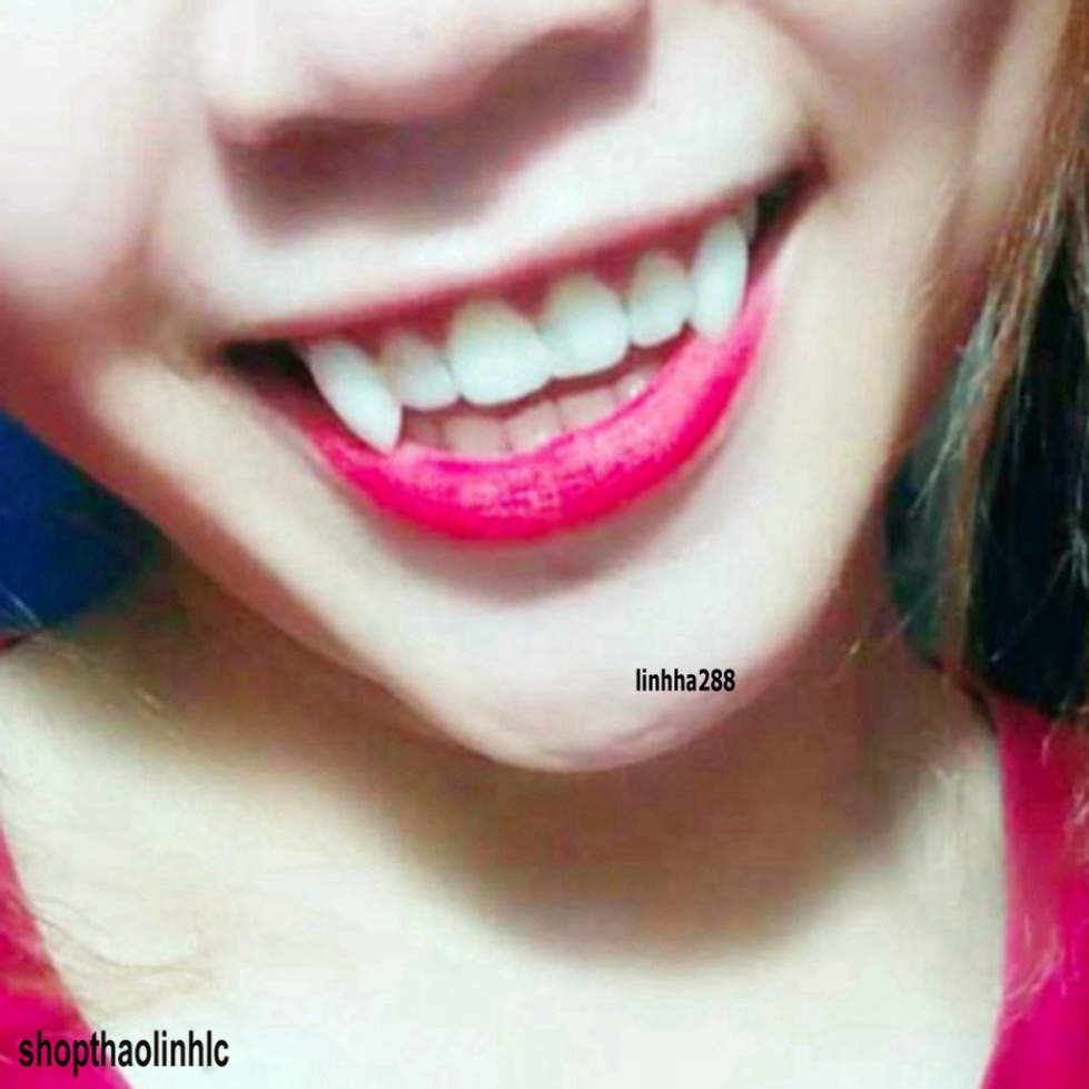 Răng nanh-răng khểnh giả cao cấp 13mm TẶNG KÈM KEO GẮN