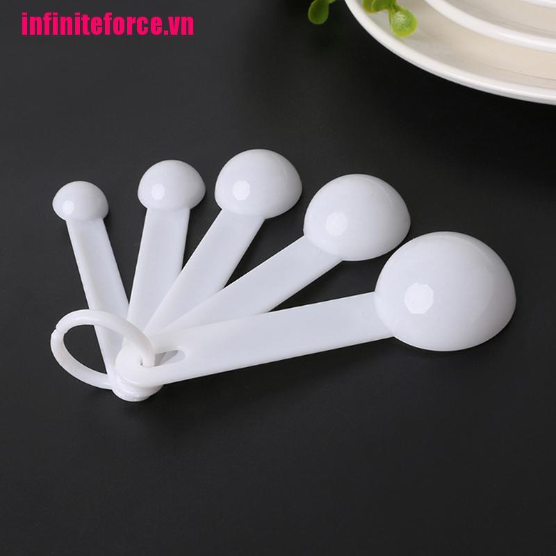 Bộ 5 Muỗng Đo Lường Bằng Nhựa Chất Lượng Cao