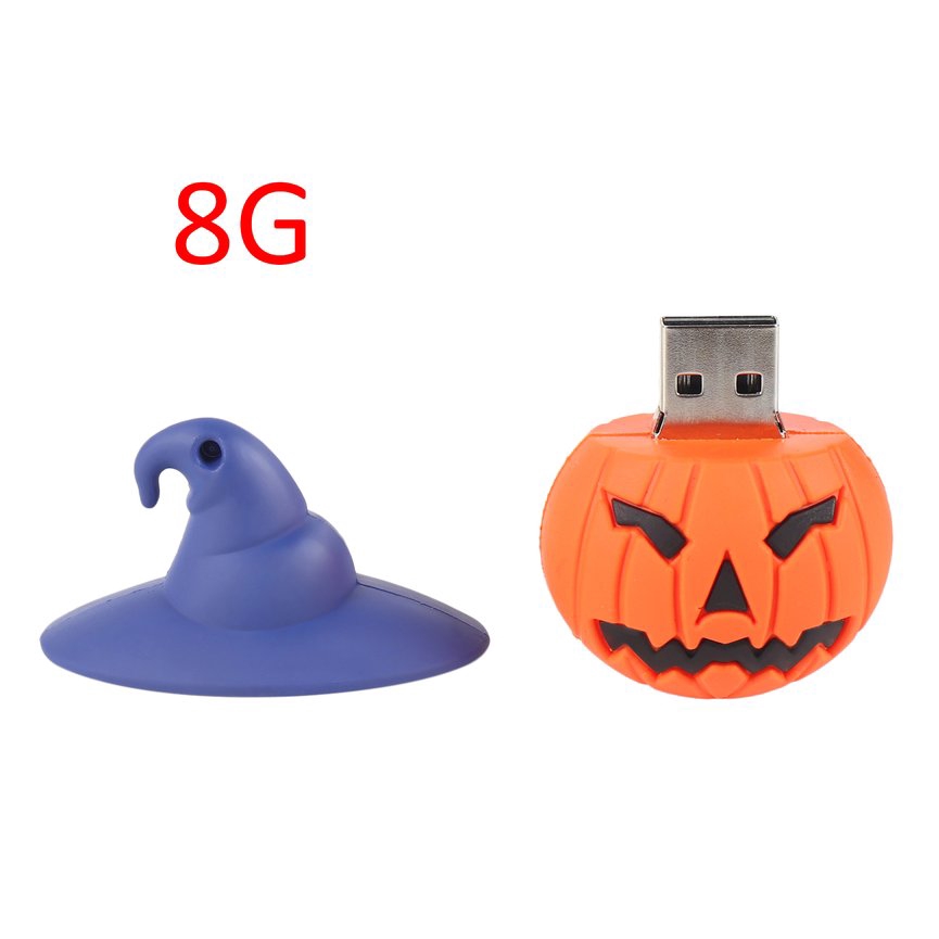 Ổ Đĩa Flash Usb 2.0 Tốc Độ Cao Hình Quả Bí Ngô Halloween