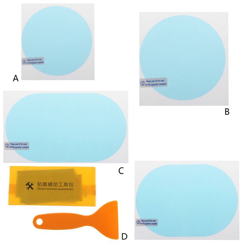 Set 2 miếng phim dán bảo vệ chống thấm nước chống sương mù dành cho gương xe hơi