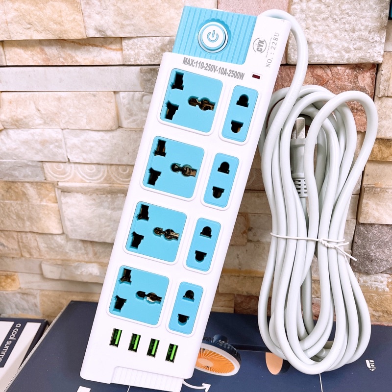 Ổ cắm điện kèm cổng sạc USB cao cấp