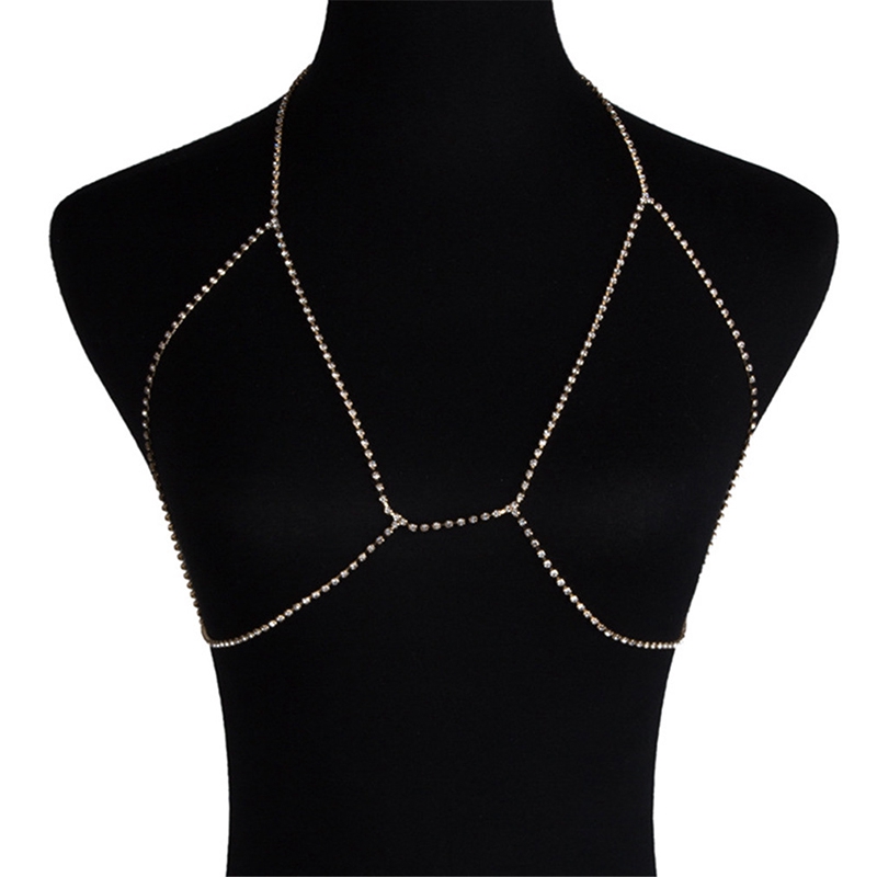 Dây đeo cơ thể đính kim cương giả dành cho cho nữ