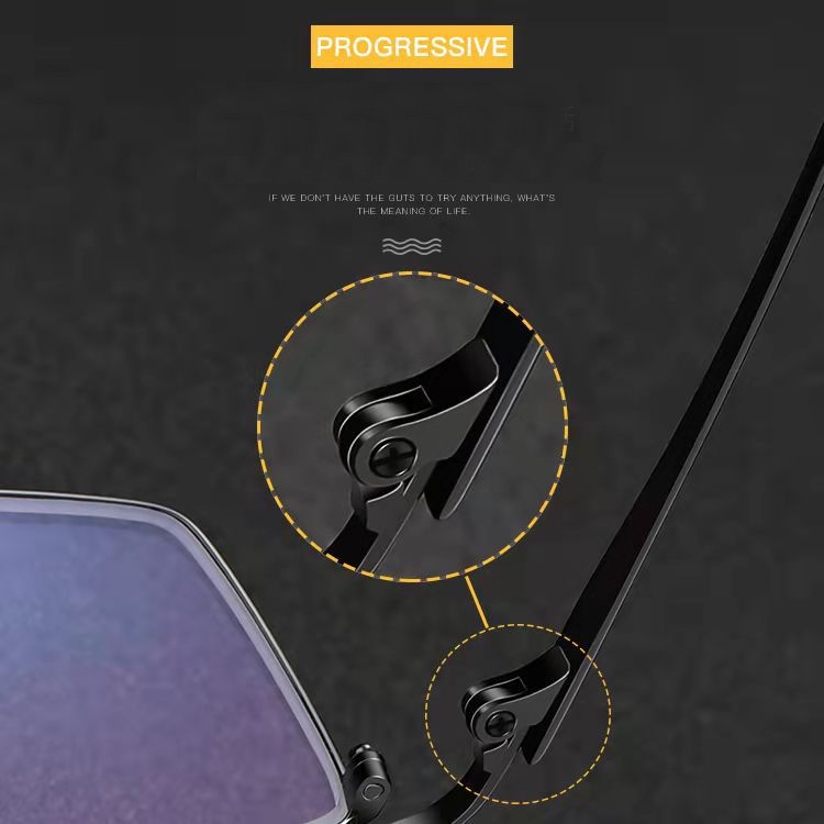 Hevia Kính Mắt Gọng Titan pt042 Thay Thế Thoải Mái Cho Nam