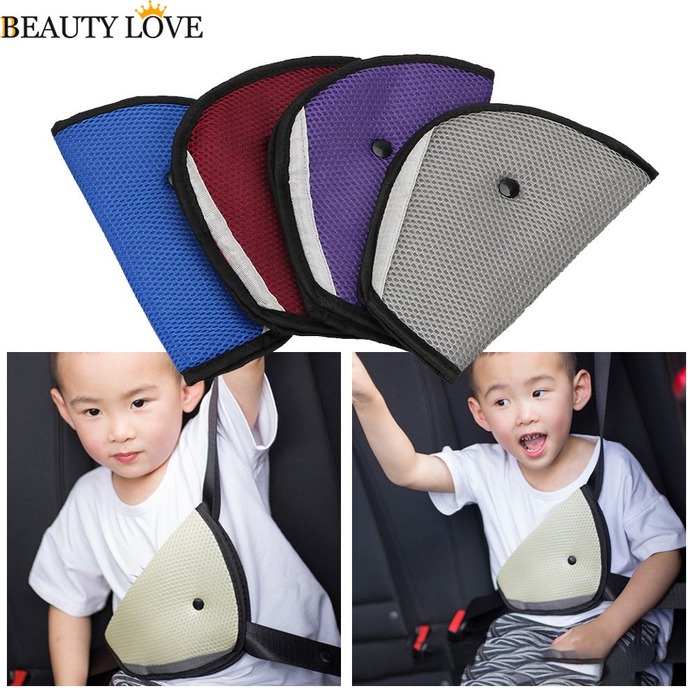 Vỏ Bọc Dây Đai An Toàn Hình Tam Giác Bằng Vải Oxford Điều Chỉnh Được Cho Bé Trên Xe Hơi