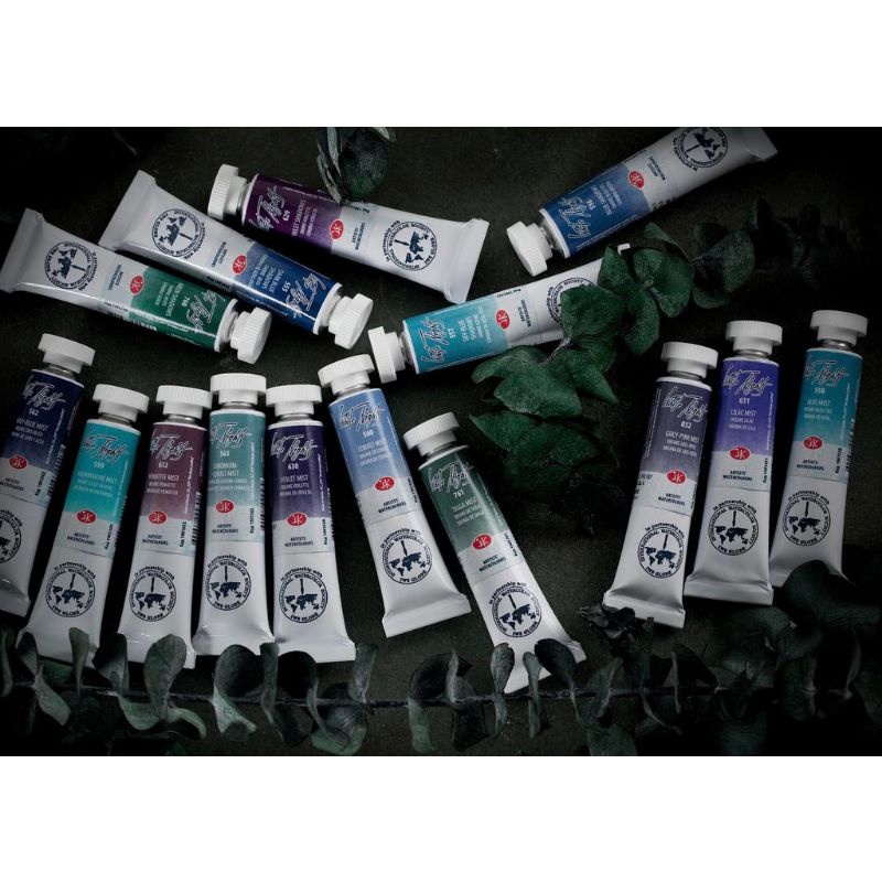 Pocket màu nước 24m 0,5ml White Nights pastel + tách lớp