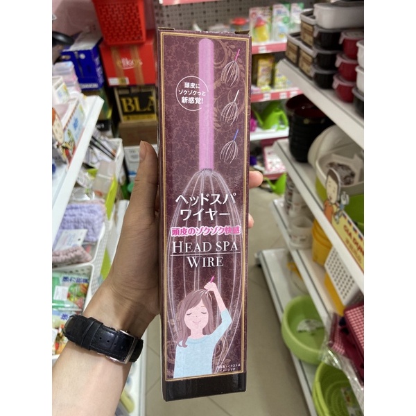 Cây massage gãi đầu thư giãn giảm stress lưu thông máu Seiwapro Nhật Bản