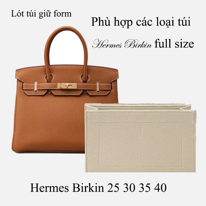 Lót túi Hermes Birkin cao cấp full Size | Khách hàng có yêu cầu may các loại lót vui lòng liên hệ với shop