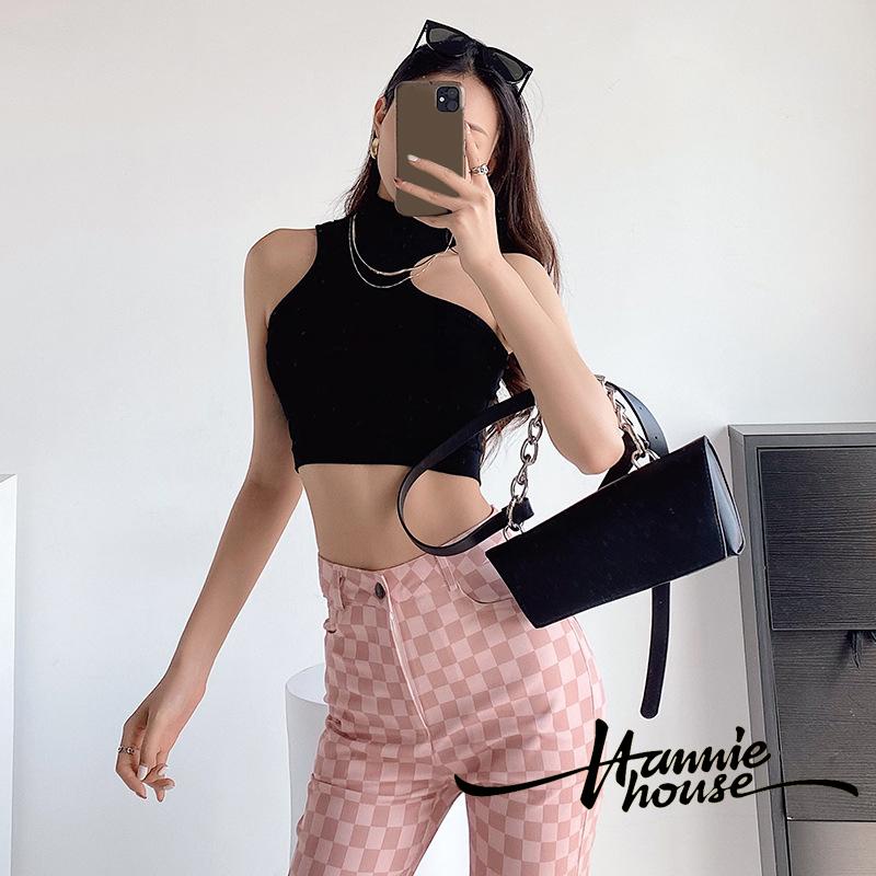 Áo Tank Top Không Tay Thiết Kế Độc Đáo Thời Trang Cho Nữ