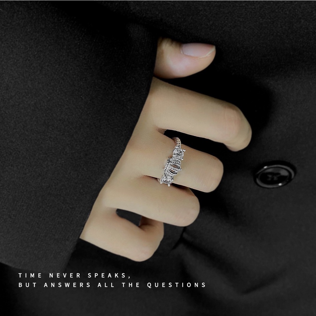 Nhẫn trắng vương miện NG02 Mayconner