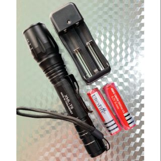 ĐÈN PIN SIÊU SÁNG ULTRAFIRE XML T6 HAI PIN SẠC