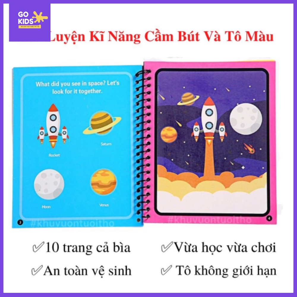 Tranh Tô Màu Ma Thuật Không Giới Hạn, Bút Không Bao Giờ Hết Mực