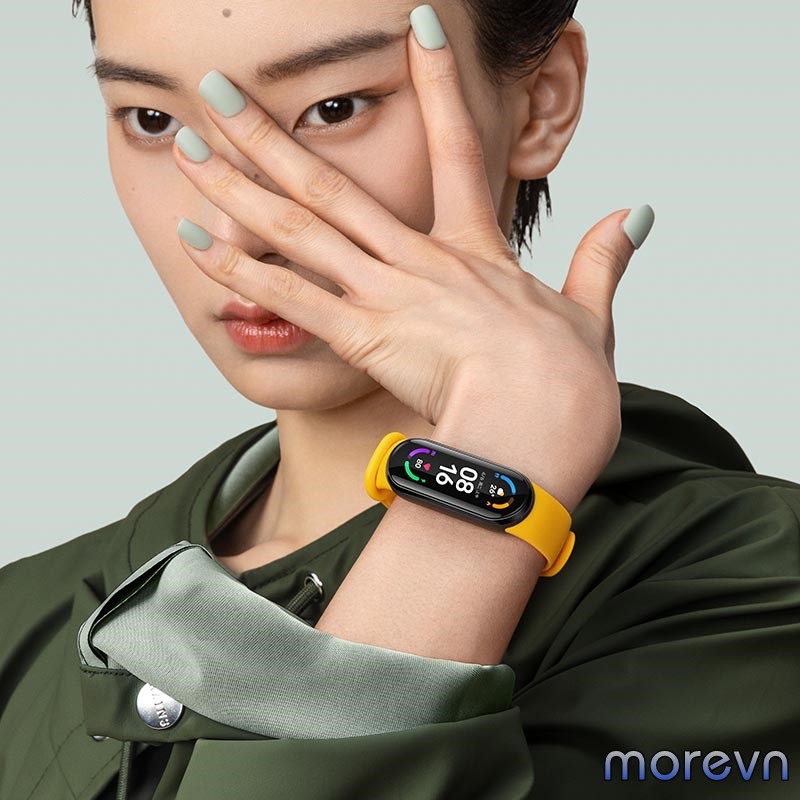 Dây đeo silicon Mi band 6 chính hãng Xiaomi - dây đeo silicon thay thế miband 6