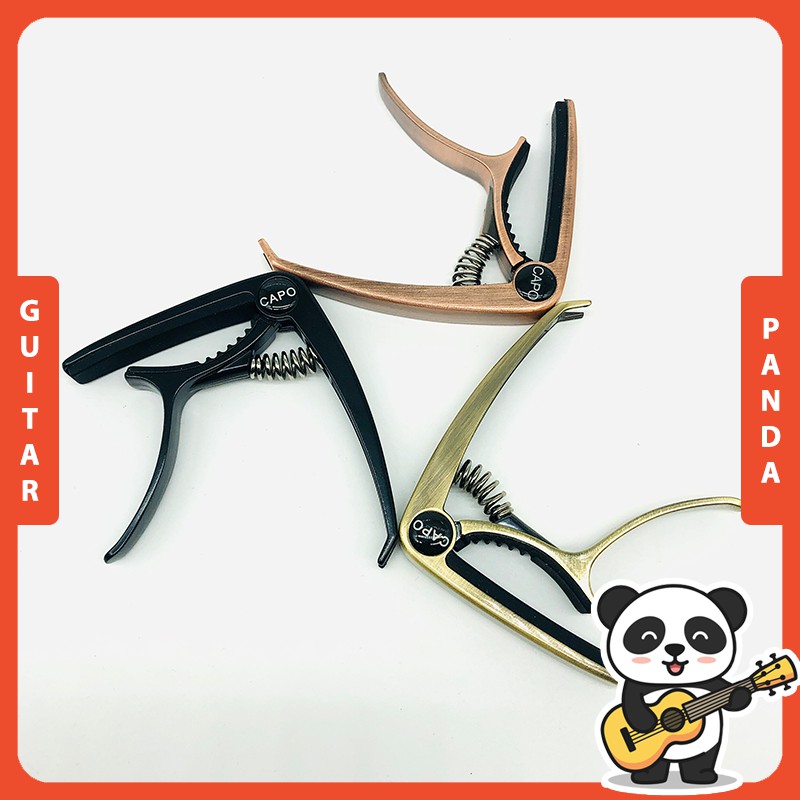 Capo Guitar Đồng Nguyên Khối Cao Cấp Siêu Bền Guitar Panda