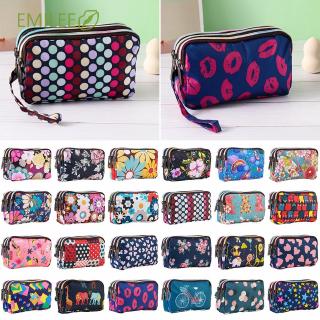 Bóp đựng tiền mini hoạ tiết hoa cho nữ