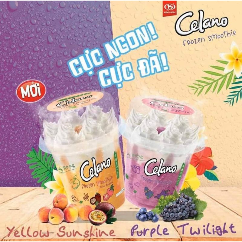 KEM CELANO FROZEN SMOOTHIES SINH TỐ 2 MÙI