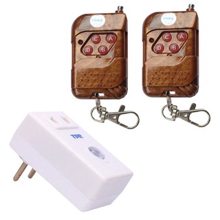 Ổ cắm điều khiển từ xa công suất lớn tpe tf2a - 2000w, 220v ac + 02 remote 4 nút rm04- sx vn