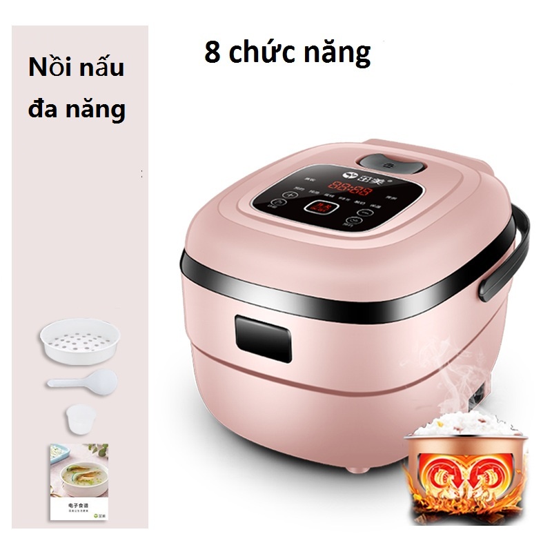 Nồi cơm điện mini thông minh 8 chức năng