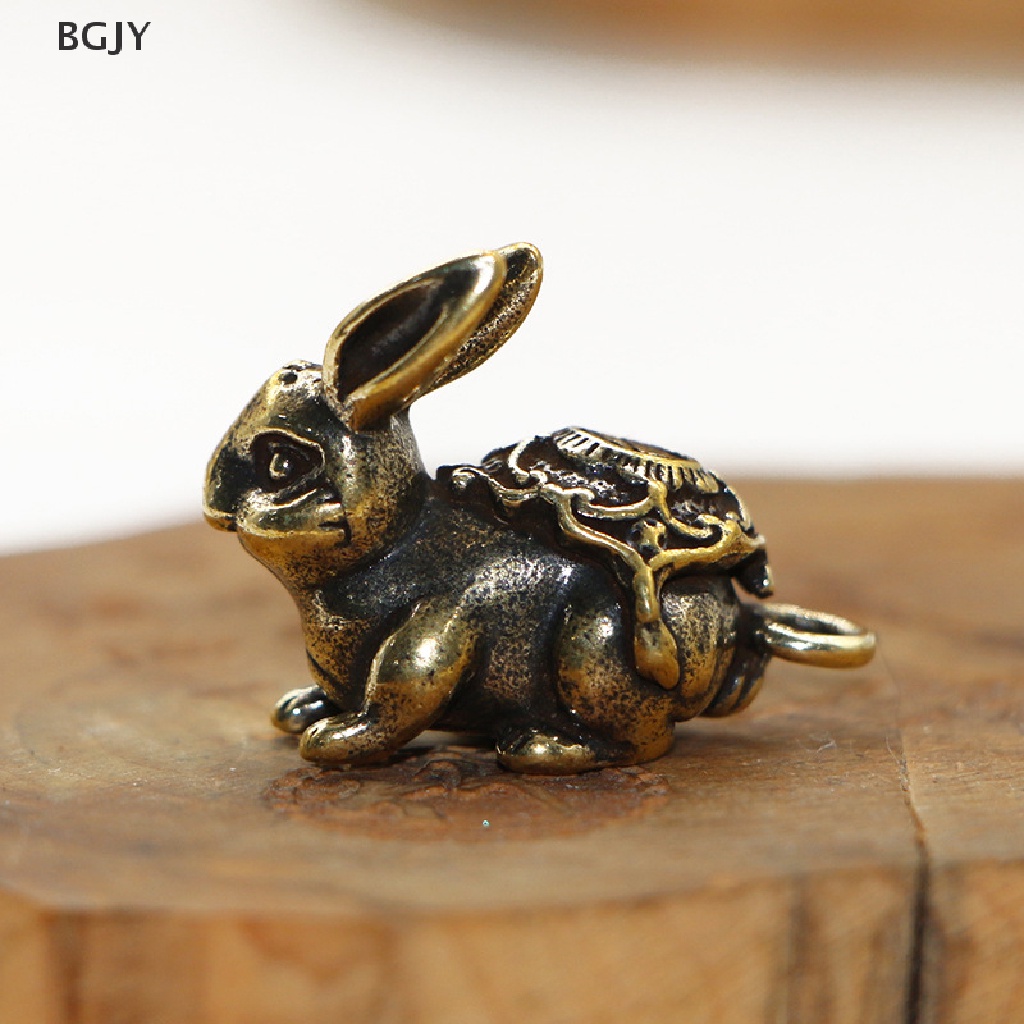 1 Bức Tượng Thỏ Hoàng Đạo Bằng Đồng Thau Trang Trí Phong Cách Trung Hoa Mới
