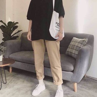 ⚡Flash Sale⚡ ✅ Quần basic kaki DNTLSL Có ảnh thật