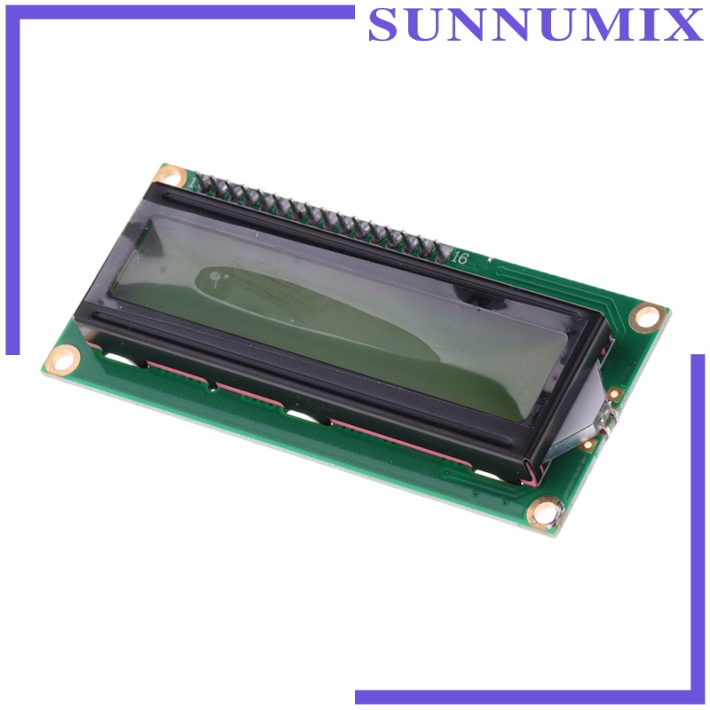 [SUNNIMIX] 1 X LCD Module Display 5V LCD 1602 IIC I2C TWI 1602 Series For - Yellow Green | BigBuy360 - bigbuy360.vn