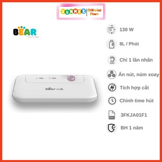 Máy Hút Chân Không Gia Đình BEAR FKJ-A01F1 Không Kén Túi-Chính Hãng