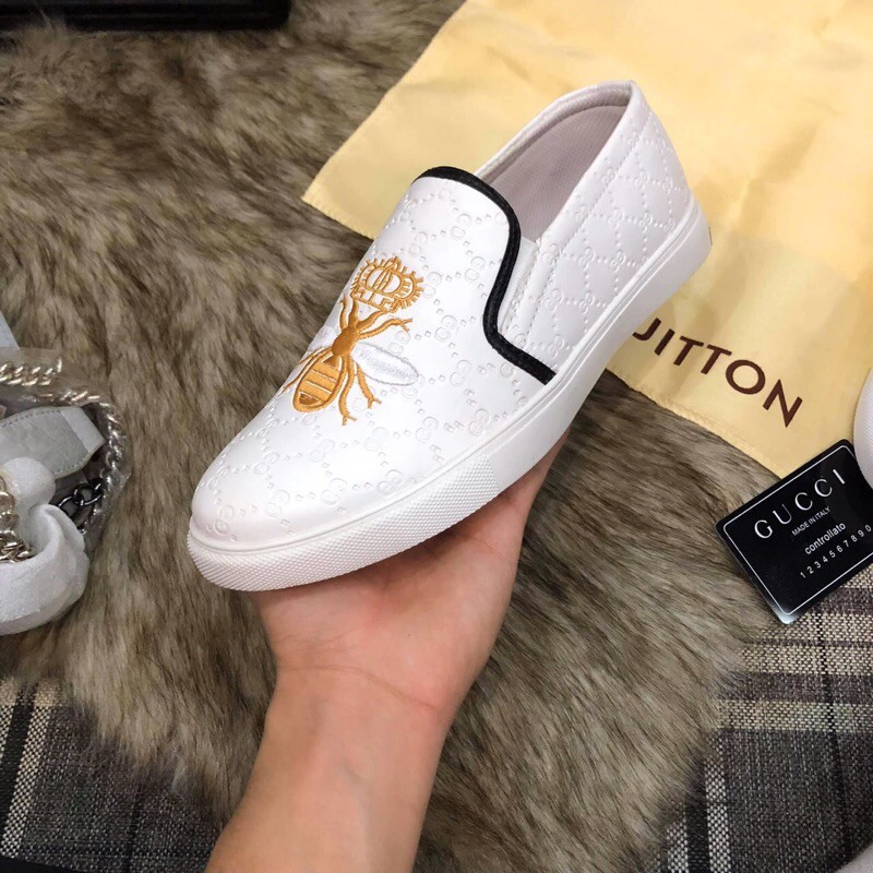 Giày SLIPON Thời Trang Nam Thêu ong 🐝🐝full size 38-43