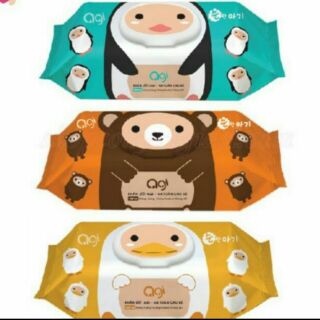 Combo 10 Khăn ướt AGI 100 tờ không mùi