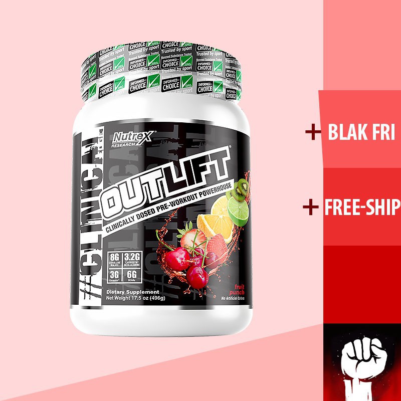 Outlift | Preworkout Nutrex Outlift 20 Lần Dùng - Tăng Sức Mạnh - Chính Hãng ...