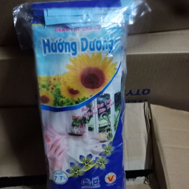 10 đôi Găng tay cao su Nam long - hoa hướng dương