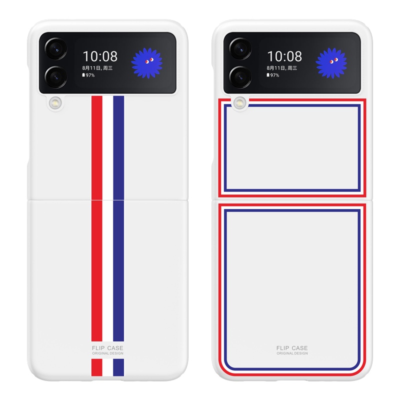 Ốp điện thoại mỏng màu sắc sang trọng cho Samsung Galaxy Z Flip 3 5G