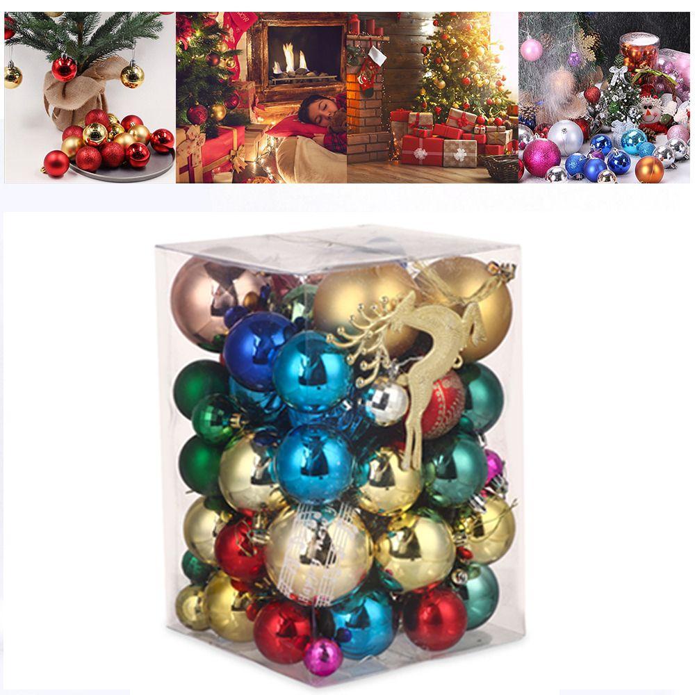 Set 60-70 Quả Châu Trang Trí Giáng Sinh Năm Mới