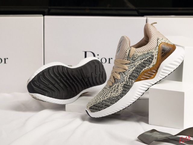 [Full box] Giầy alphabounce nâu xám nam nữ, giày thể thao alphabounce kem phối nâu, giày chạy bộ( có video)