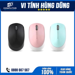 Chuột không dây X-Tech BH 12Th (có 4 màu: Xanh - Hồng - Đen - Trắng)
