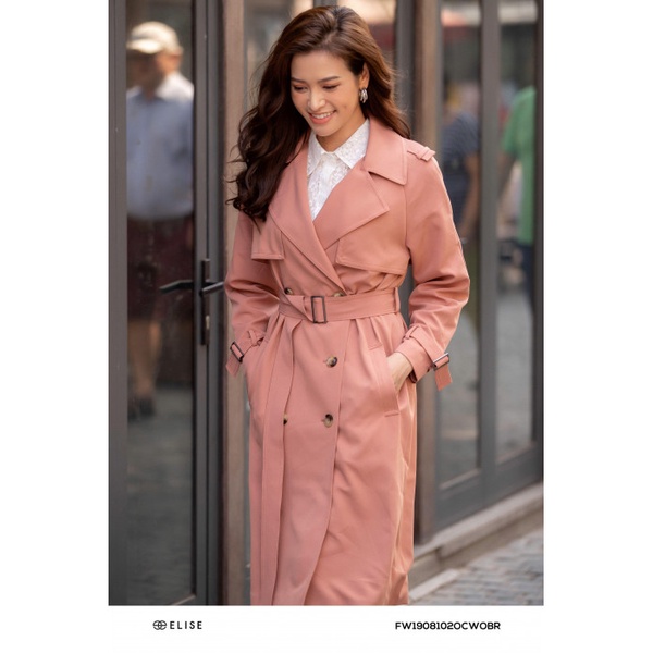 Áo măng tô Cam Elise sz XL