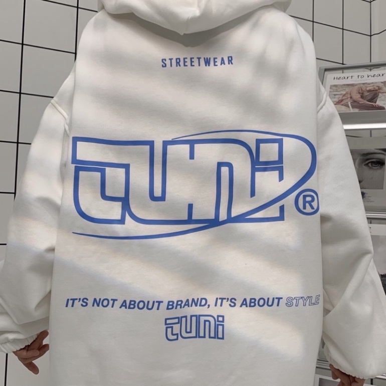 Áo hoodie dáng rộng Tuni unisex dưới 85kg chất nỉ bông cotton - Lyza Store | BigBuy360 - bigbuy360.vn