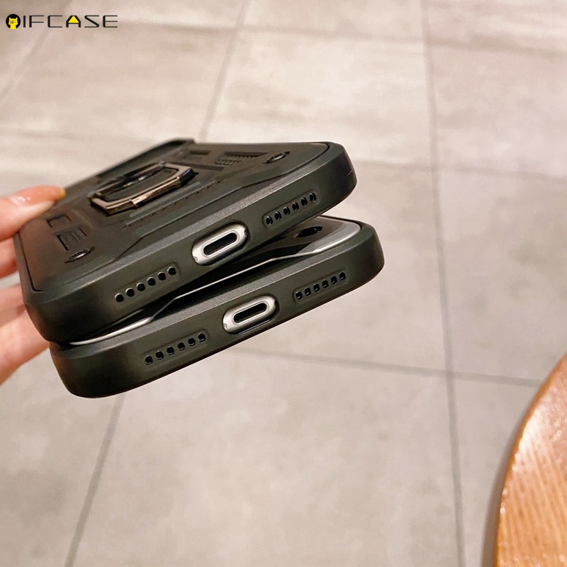 Ốp điện thoại có nắp trượt bảo vệ camera chống sốc thích hợp cho Iphone 12 Mini 12 11 Pro Max
