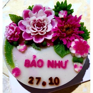 Khuôn Silicone Hoa Thược Dược to