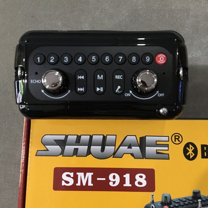 Loa trợ giảng Shuae SM918 - Máy trợ giảng kèm micro cài tai không dây, Bluetooth, AUX, USB, SD card, FM, Pin sạc đến 6H