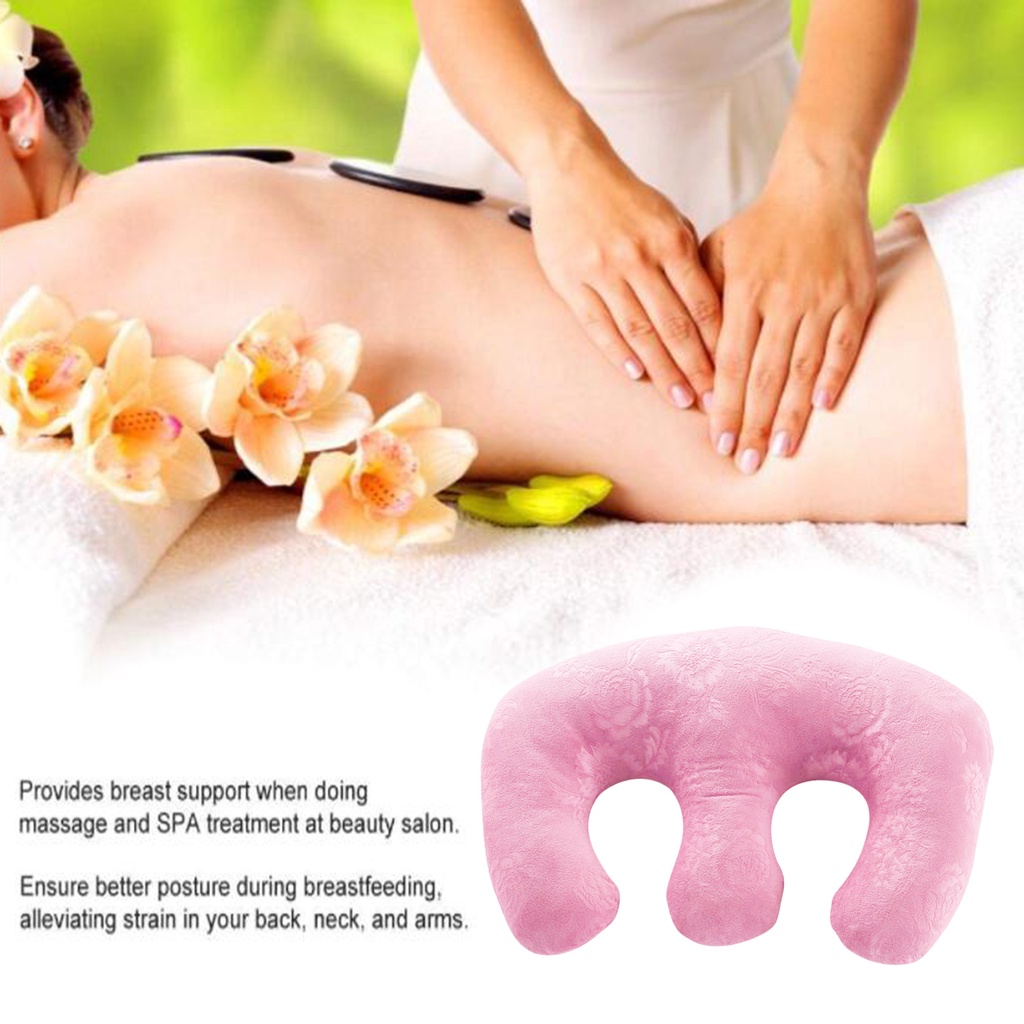 [Hàng mới về] Gối đệm ngực có thể tháo rời tiện dụng cho salon làm đẹp