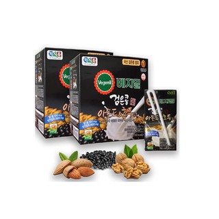 thùng 16 hộp SỮA ÓC CHÓ HẠNH NHÂN ĐẬU ĐEN VEGEMIL HÀN QUỐC loại hộp