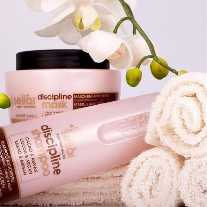 DẦU GỘI VÀ MẶT NẠ ECHOSLINE CACAO + ARGAN 1000ML K0