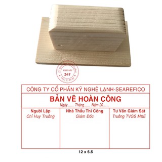 DẤU HOÀN CÔNG CÁN GỖ CHẤM MỰC( đã bao gồm tăm bông chấm mực)