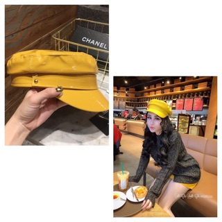 Nón Mũ Da Thuỷ Thủ - Da Bóng - Nồi - Baret
