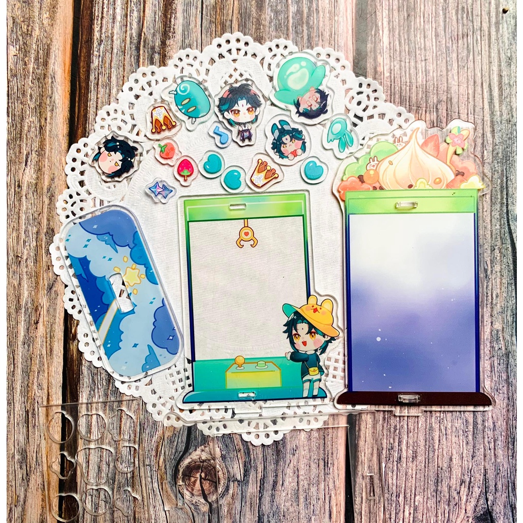 Shaker Standee Xiao Genshin Impact độc quyền bởi artist Hunmyi