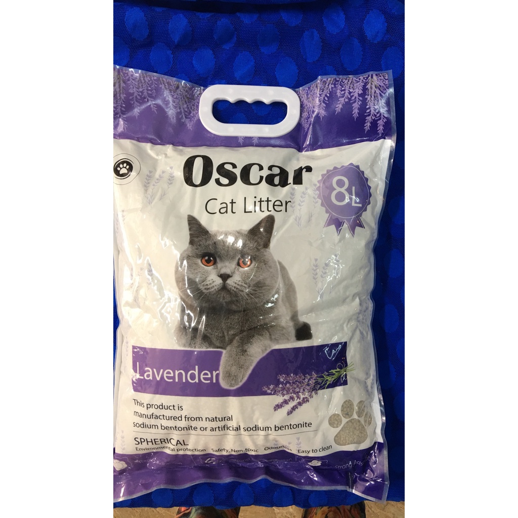 CÁT CHO MÈO OSCAR CAT LITTER 8L VÓN TỐT KHỬ MÙI